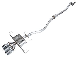 Acura Integra Performance Exhaust - Rear - AWE Tuning - Cat-Back Touring Edition - Chrome Silver - 2024+